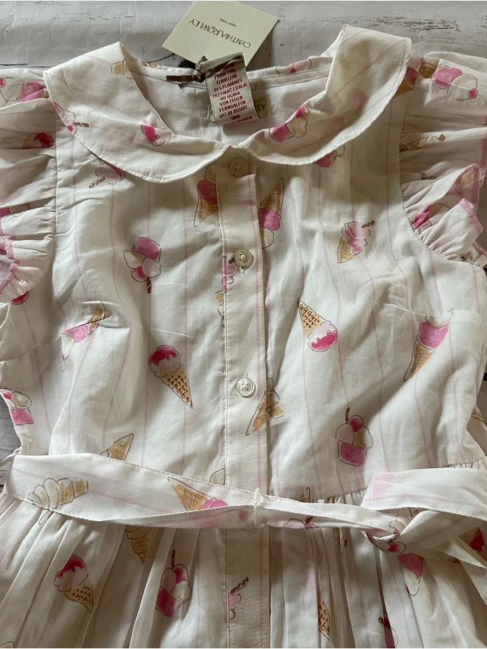 Cynthia Rowley ice cream dress nwt - Picture 4 of 10